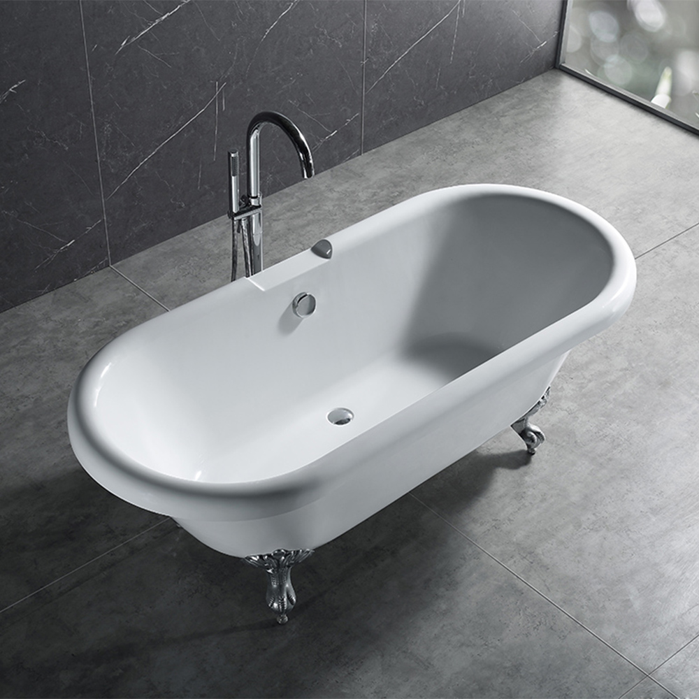 What makes the acrylic material ideal for bathtub manufacturing?