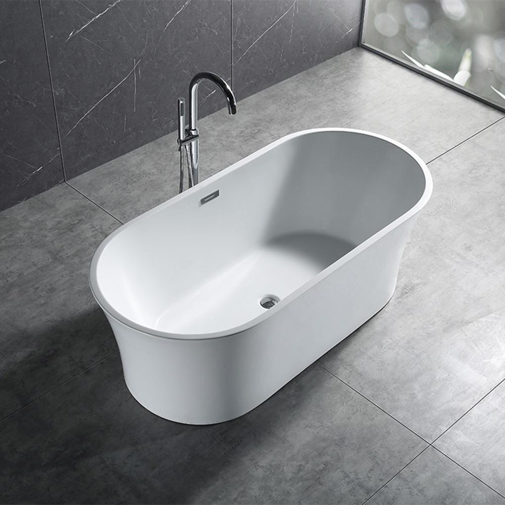 What makes the acrylic material ideal for bathtub manufacturing?