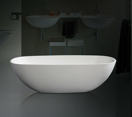 What colors are available for acrylic claw tub?